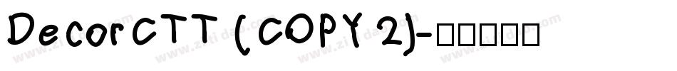 DecorCTT (COPY 2)字体转换